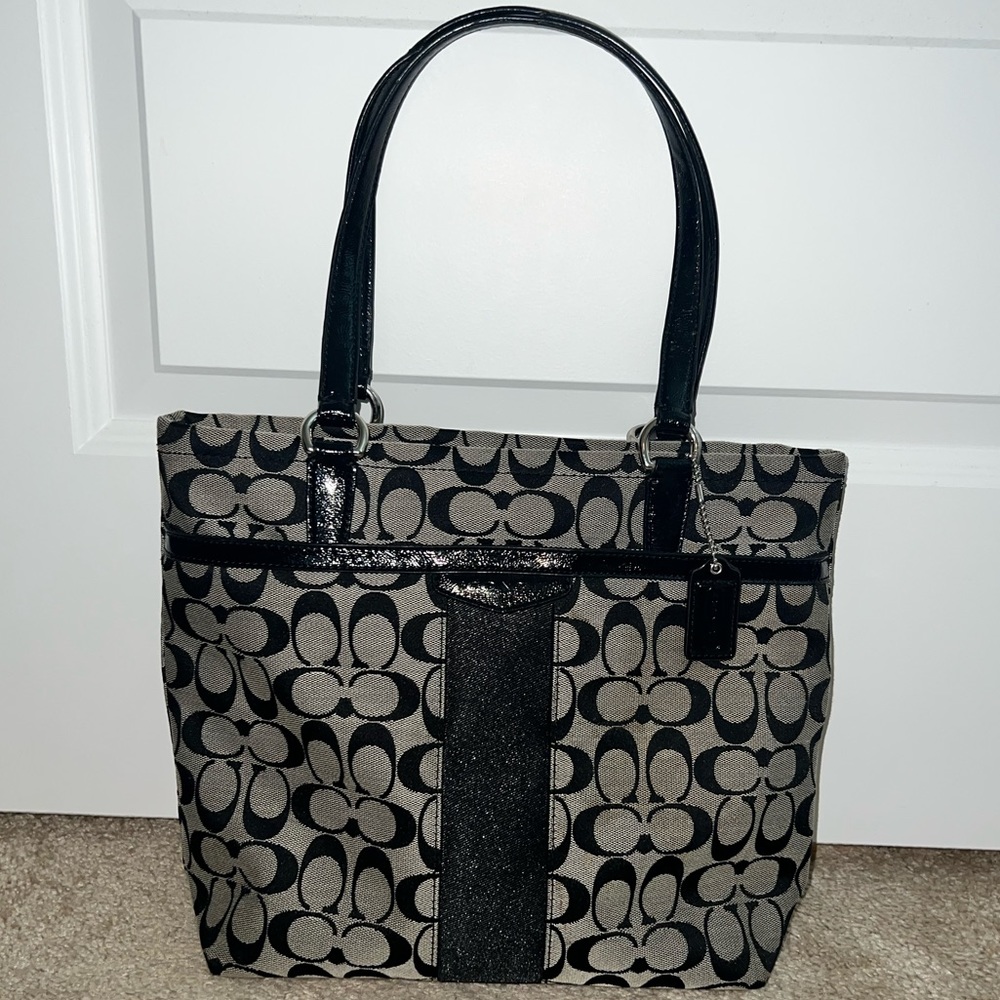 Canvas Coach Tote